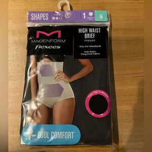 NWT Maidenform Flexees High Waist Briefs. Cool Comfort. Firm Control. Size S